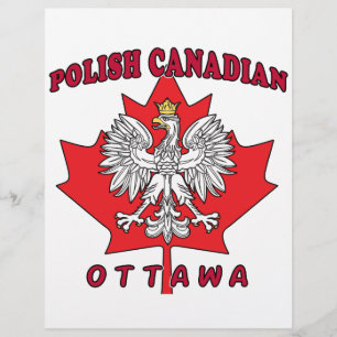 Ottawa Polska Canadian Löv Reklamblad