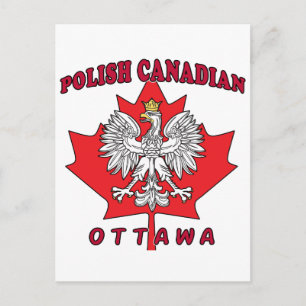 Ottawa Polska Canadian Löv Vykort