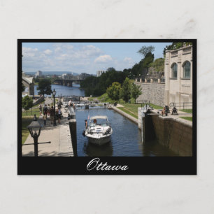 Ottawa, Rideau Canal, Laurier Vykort