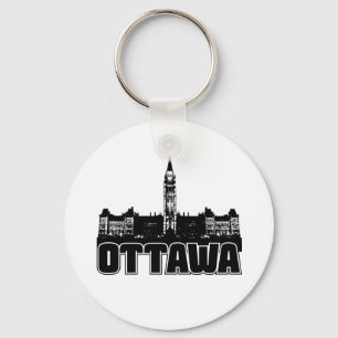 Ottawa Skyline Nyckelring