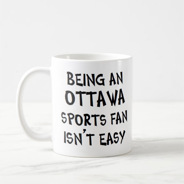ottawa sports fan, being kaffemugg (Vänster)