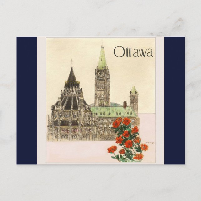 Ottawa vykort (Framsida)