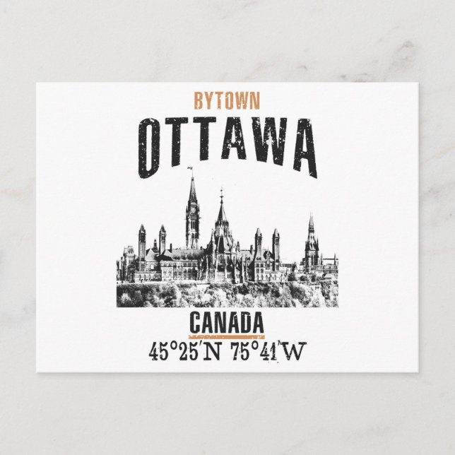 Ottawa Vykort (Framsida)
