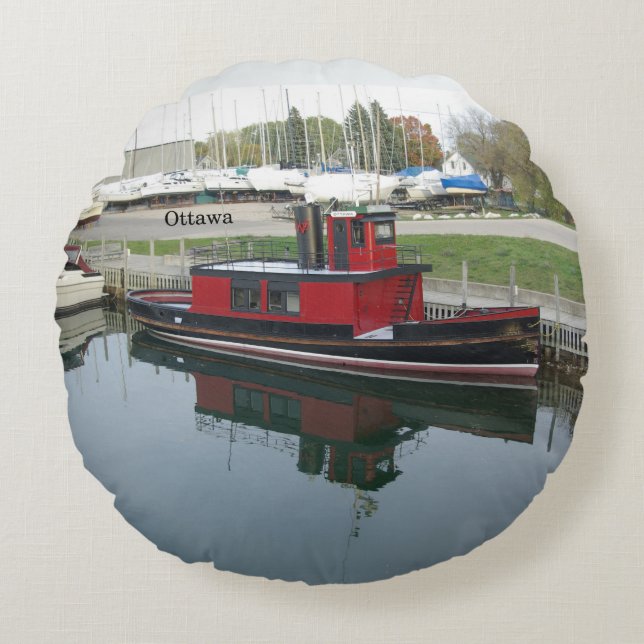 Ottawakonrunda Rund Kudde (Framsidan)