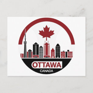 Ottawas himmel över Kanada Vykort