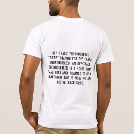 OTTB KLUBB, DU FÅR DET! T-Shirt