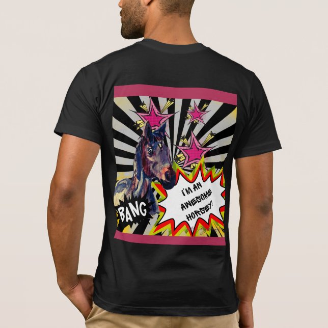 ottb klubb /fantastisk horsey T-Shirt (Baksida)