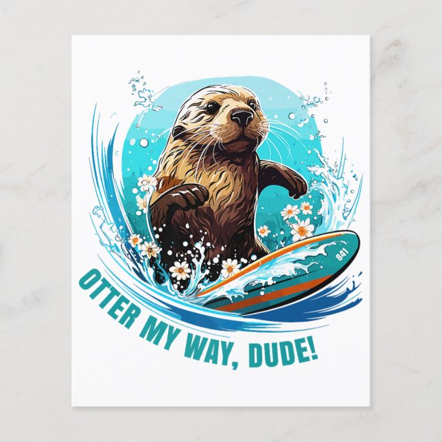 Otter 841 Surfing Otter (Framsida)