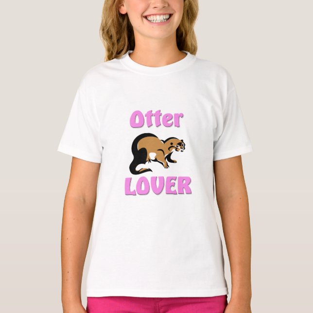 Otter Älskare T Shirt (Framsida)