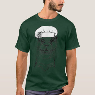 Otter Animal Chef Funny Cooking Cook T Shirt