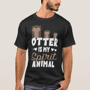Otter är min andliga matjaktssmuts eller mitt djur t shirt