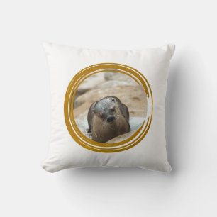Otter Art Kudde