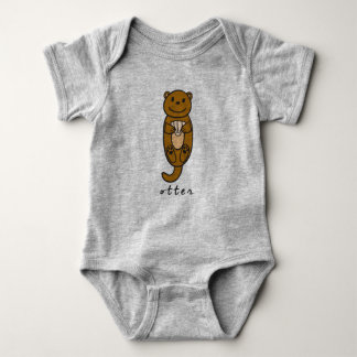 Otter Baby Bodykostym eller One Biet (utan bas) T Shirt