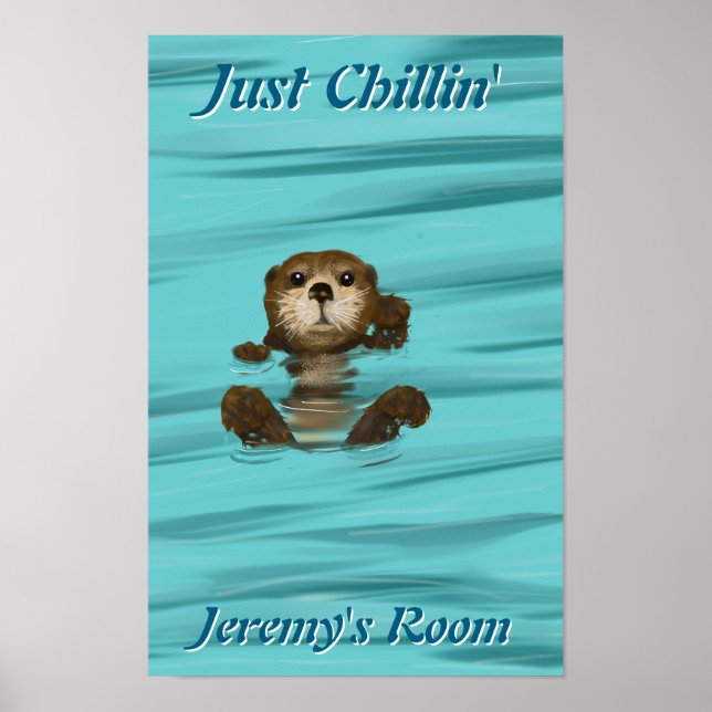Otter, bara Chillin Poster (Framsidan)