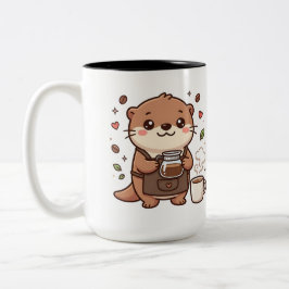 Otter Barista Tvåtons Kaffemugg