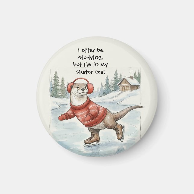 Otter Be Skating, Magnet (Framsidan)