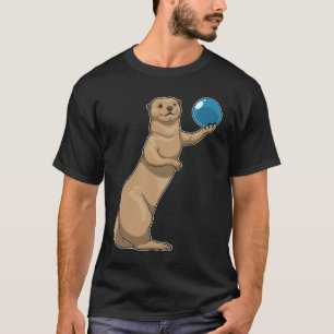 Otter Bowling Bowling ball T Shirt