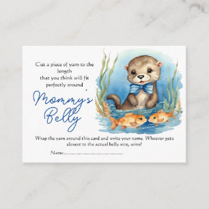 Otter Boy Baby Bump Game gissar Mamma Belly Storle Tilläggskort