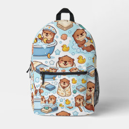 Otter Bubble Bath Ryggsäck – Mysigt Sött Mönster