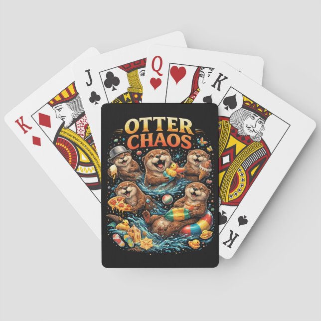 Otter Chaos Casinokort (Baksidan)
