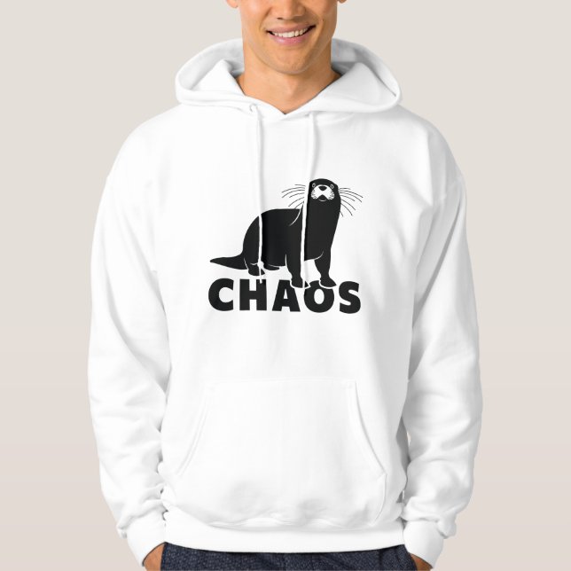 Otter Chaos Hoodie (Framsida)