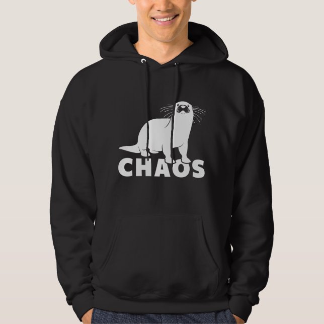 Otter Chaos Hoodie (Framsida)