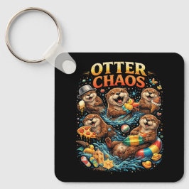 Otter Chaos Nyckelring