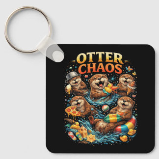Otter Chaos Nyckelring
