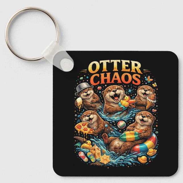 Otter Chaos Nyckelring (Framsida)