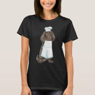 Otter Chef Cooking apron T Shirt