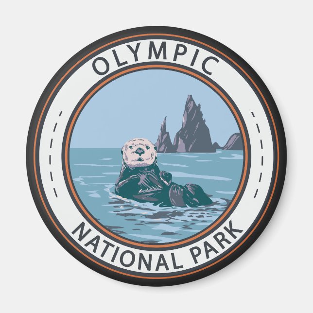 Otter Circle i den olympiska nationalparken Magnet (Framsidan)