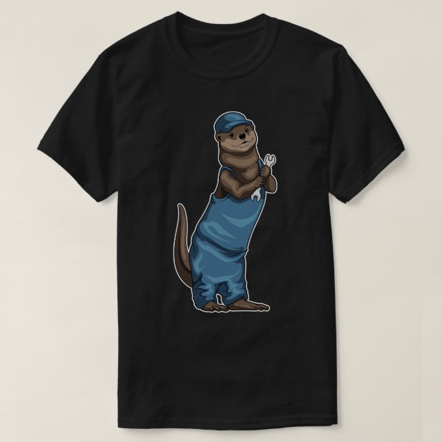 Otter Crateur Wrench T Shirt (Design framsida)