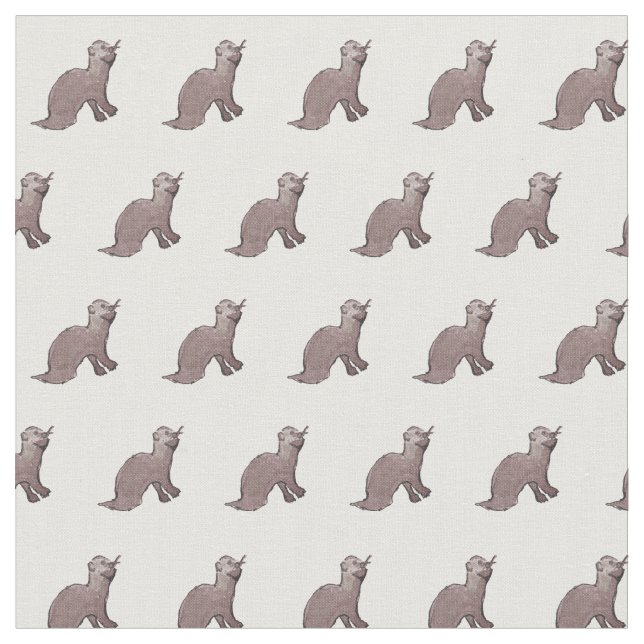 Otter Fabric Tyg (Närbild)