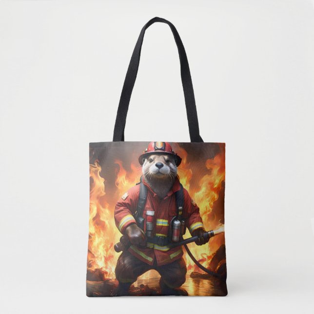 Otter Firefighter Tygkasse (Framsida)