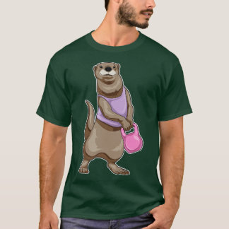 Otter Fitness Dumbbell T Shirt