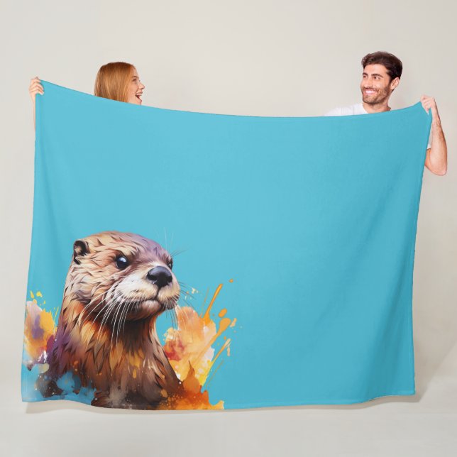 Otter Fleecefilt (På plats)