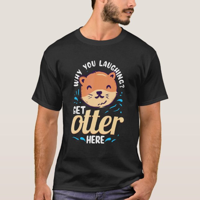 Otter För Havsutter Fiskutter Djur 1 T Shirt (Framsida)