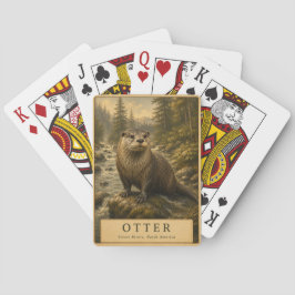 Otter Forest Rivers VINTAGE Casinokort