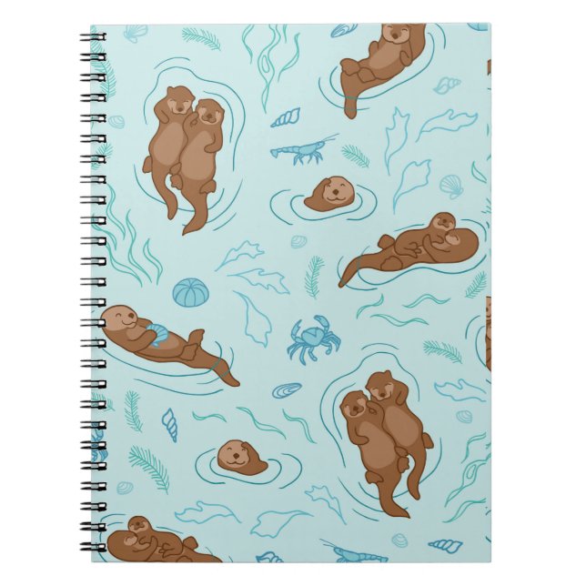 Otter fun light anteckningsbok (Framsidan)