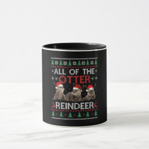 Otter Gift Alla kvarter i jul Mugg