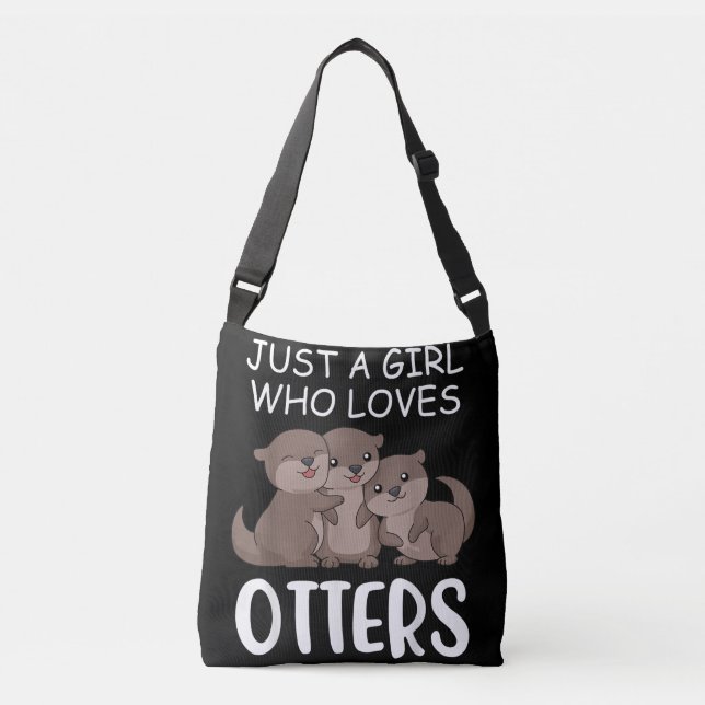 Otter Gift | Bara en flicka som Kärlek-osanerna Axelväska (Framsida)