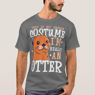 Otter Gift for Sea Otter Ferret Fish Otter Animal T Shirt