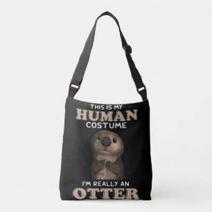Otter Gift Min humana dräkt Jag är Verkligen en Axelväska