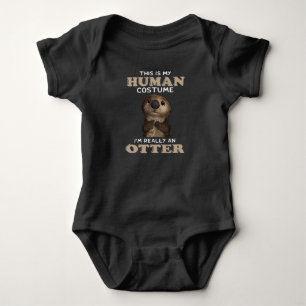 Otter Gift Min mänskliga dräkt I är Verkligen T Shirt