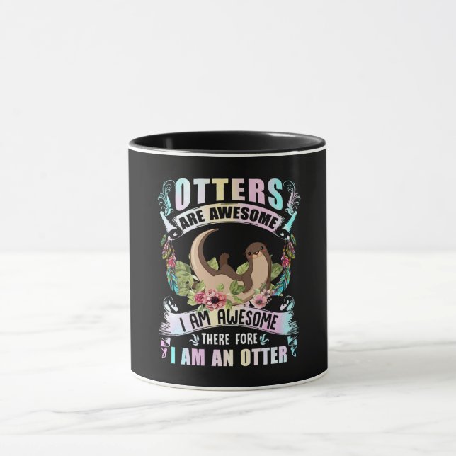 Otter Gift| Oftare är Fantastisk i Fantastisk Mugg (Center)