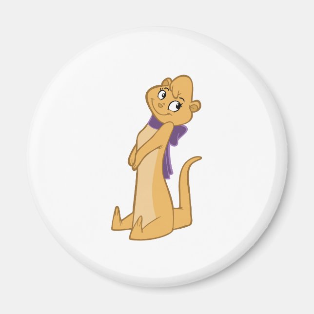 Otter Girl Sitta Magnet (Framsidan)