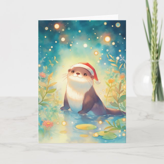 Otter Helgdag Glow Kort (Framsida)