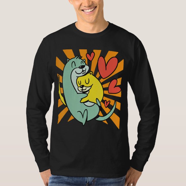 Otter Hugger T Shirt (Framsida)