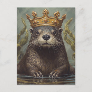 Otter i Krona Vykort