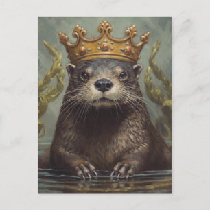 Otter i Krona Vykort